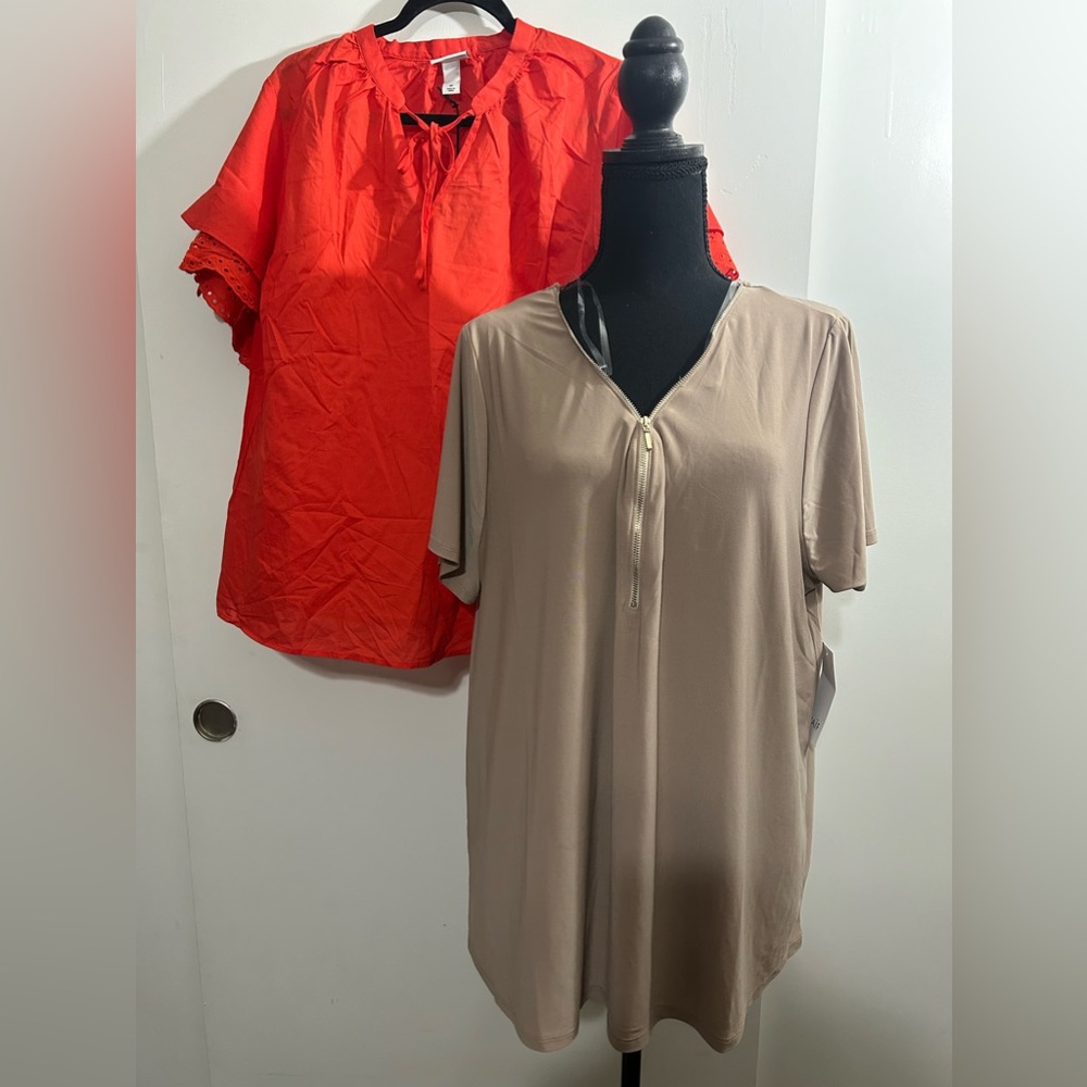 002 COMBO: Assorted blouses size 1X